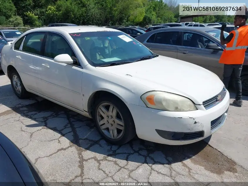 2006 Chevrolet Impala Lt VIN: 2G1WC581069287634 Lot: 42262821