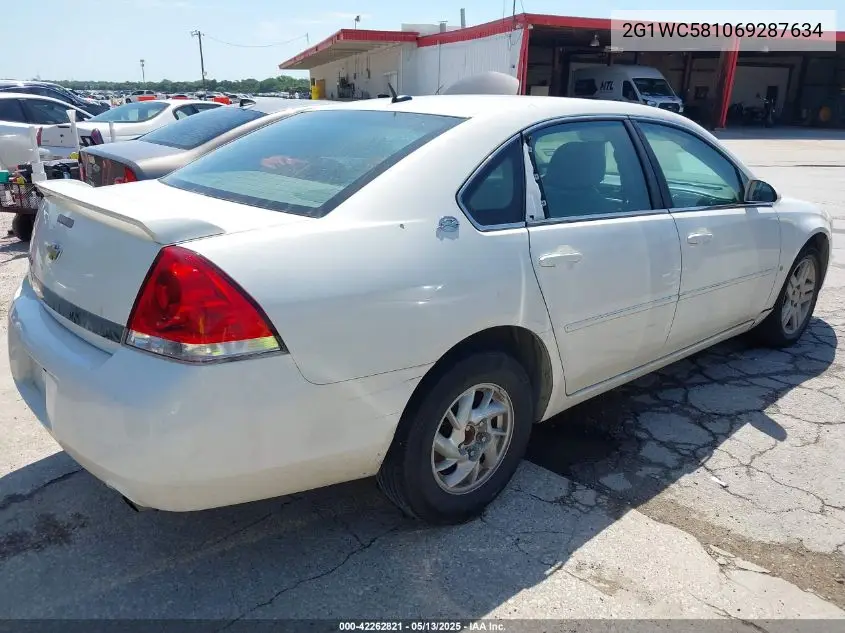 2006 Chevrolet Impala Lt VIN: 2G1WC581069287634 Lot: 42262821