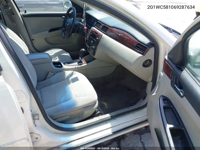 2006 Chevrolet Impala Lt VIN: 2G1WC581069287634 Lot: 42262821