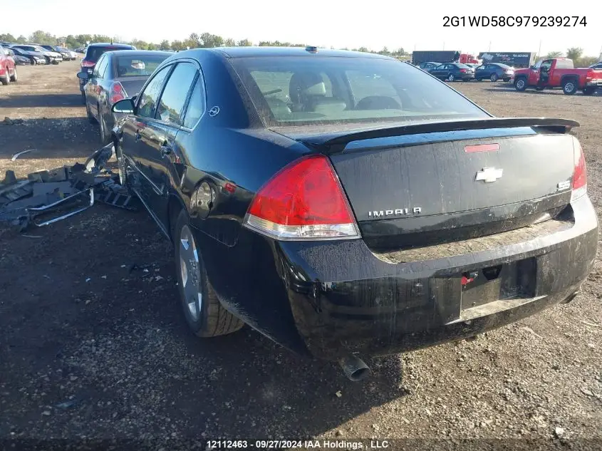 2007 Chevrolet Impala VIN: 2G1WD58C979239274 Lot: 12112463