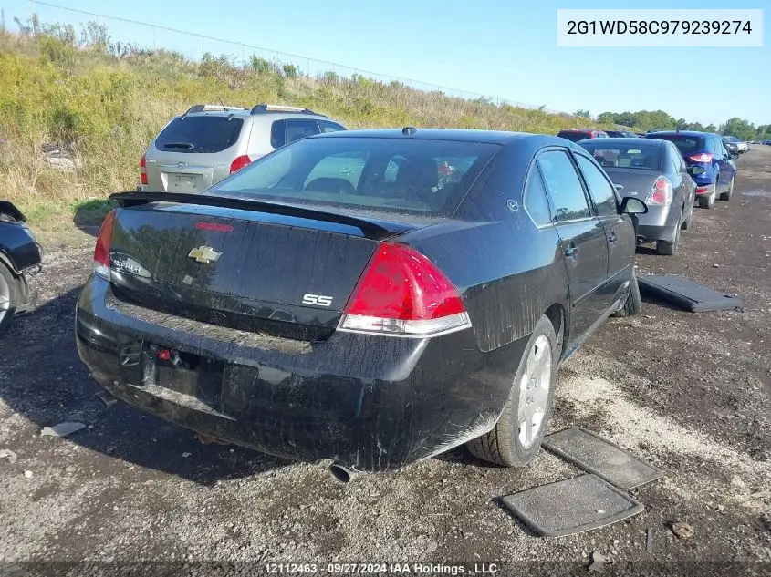 2007 Chevrolet Impala VIN: 2G1WD58C979239274 Lot: 12112463