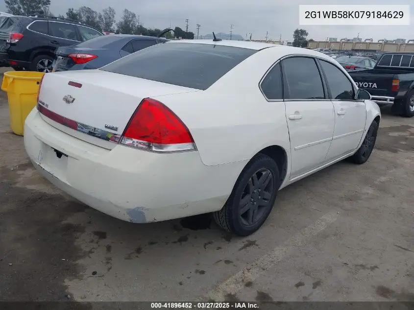 2007 Chevrolet Impala Ls VIN: 2G1WB58K079184629 Lot: 41896452