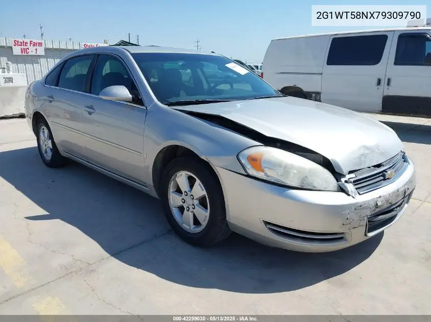 2007 Chevrolet Impala Lt VIN: 2G1WT58NX79309790 Lot: 42259030