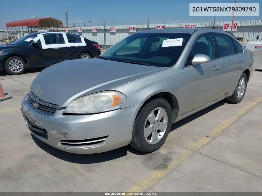 2007 Chevrolet Impala Lt VIN: 2G1WT58NX79309790 Lot: 42259030