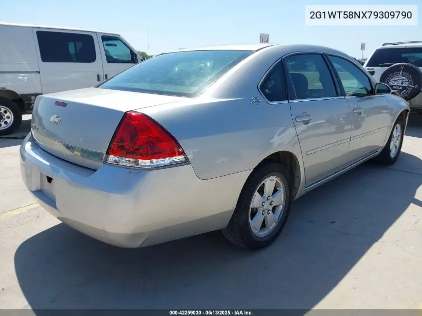 2007 Chevrolet Impala Lt VIN: 2G1WT58NX79309790 Lot: 42259030