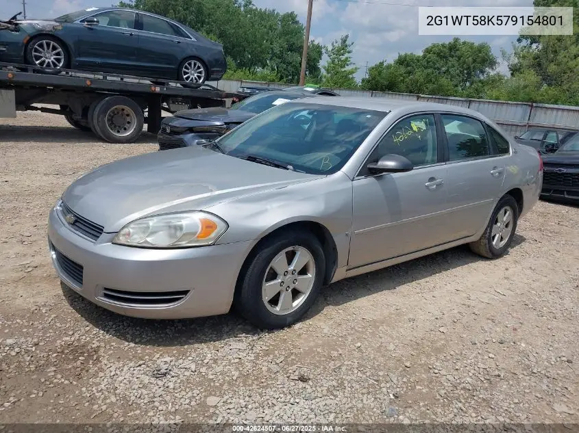2007 Chevrolet Impala Lt VIN: 2G1WT58K579154801 Lot: 42624507