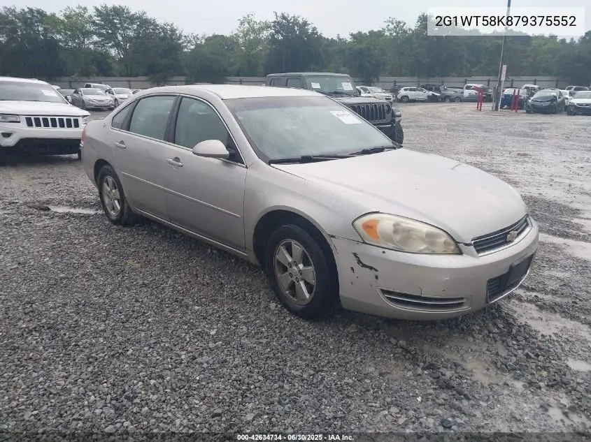 2007 Chevrolet Impala Lt VIN: 2G1WT58K879375552 Lot: 42634734