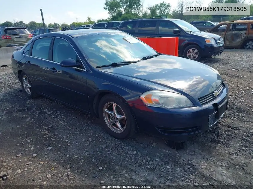 2007 Chevrolet Impala Ls VIN: 2G1WB55K179318505 Lot: 42639502
