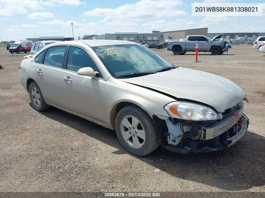 2008 Chevrolet Impala Ls VIN: 2G1WB58K881338021 Lot: 30062676