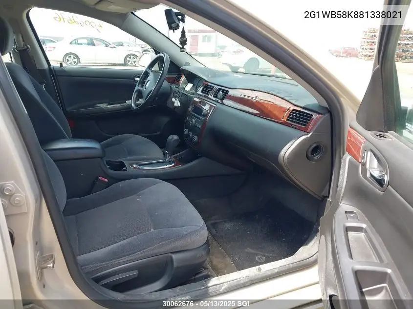 2008 Chevrolet Impala Ls VIN: 2G1WB58K881338021 Lot: 30062676