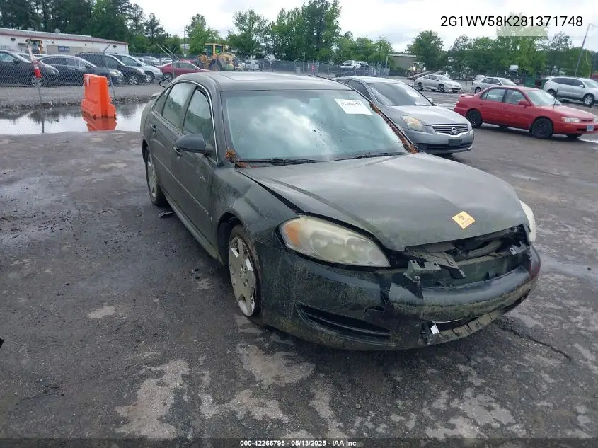 2008 Chevrolet Impala Lt VIN: 2G1WV58K281371748 Lot: 42266795