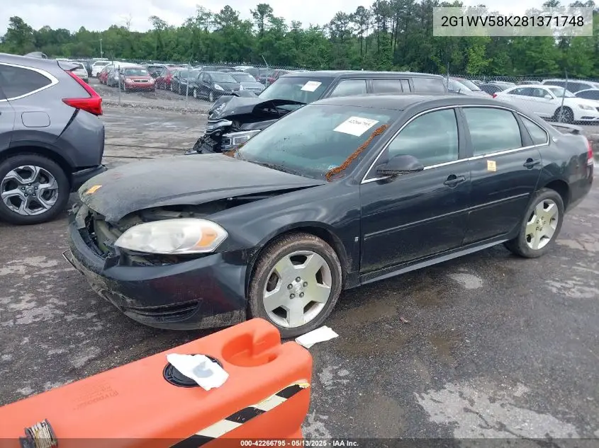 2008 Chevrolet Impala Lt VIN: 2G1WV58K281371748 Lot: 42266795