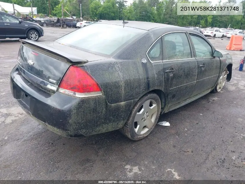 2008 Chevrolet Impala Lt VIN: 2G1WV58K281371748 Lot: 42266795