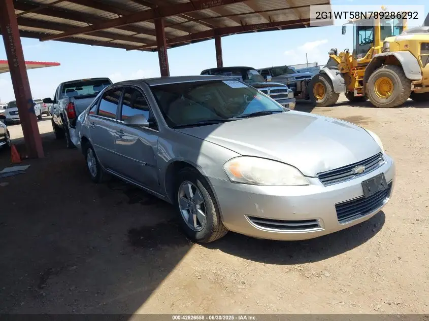 2008 Chevrolet Impala Lt VIN: 2G1WT58N789286292 Lot: 42626558