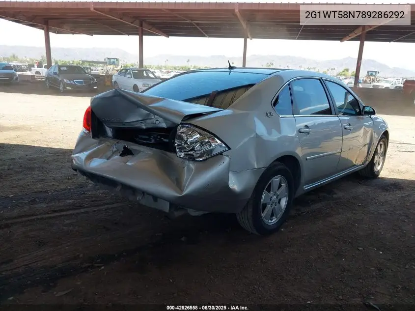 2008 Chevrolet Impala Lt VIN: 2G1WT58N789286292 Lot: 42626558