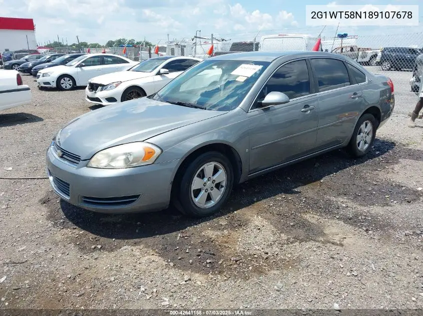 2008 Chevrolet Impala Lt VIN: 2G1WT58N189107678 Lot: 42641158