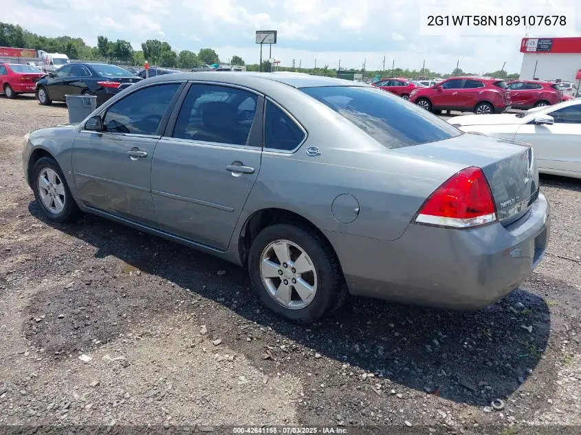 2008 Chevrolet Impala Lt VIN: 2G1WT58N189107678 Lot: 42641158