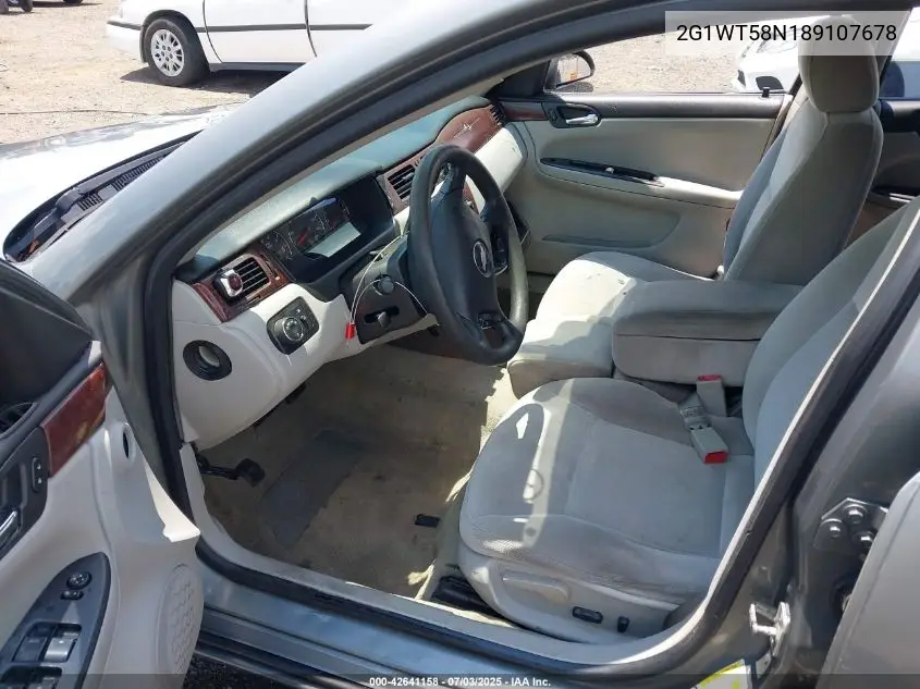 2008 Chevrolet Impala Lt VIN: 2G1WT58N189107678 Lot: 42641158
