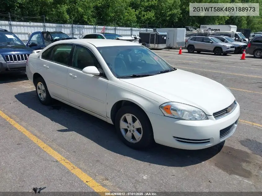 2008 Chevrolet Impala Lt VIN: 2G1WT58K489188973 Lot: 42650012