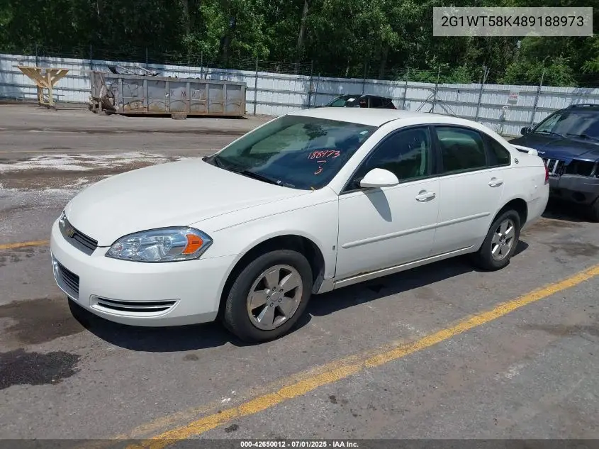 2008 Chevrolet Impala Lt VIN: 2G1WT58K489188973 Lot: 42650012