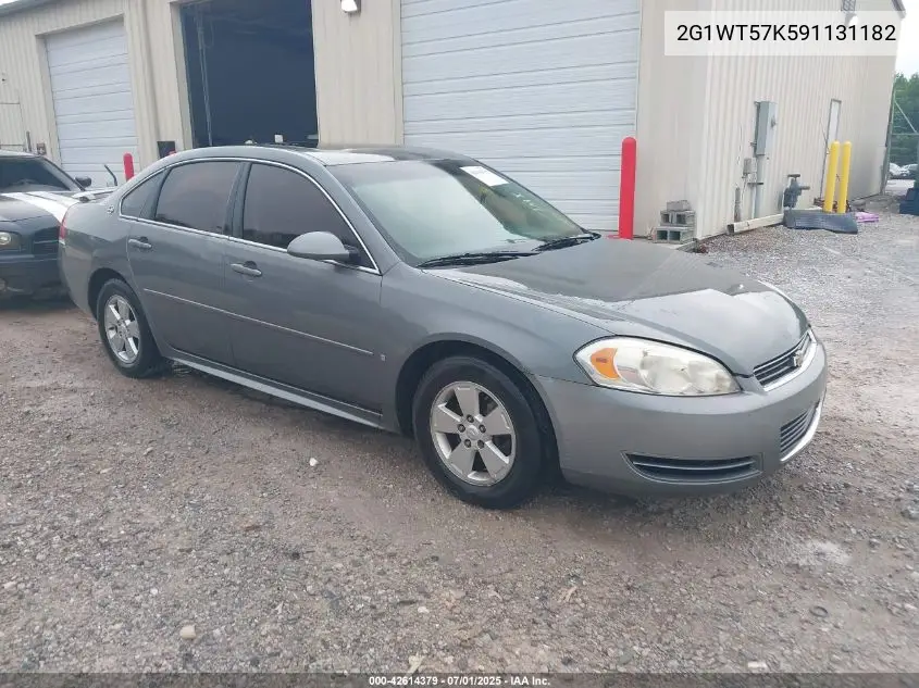 2009 Chevrolet Impala Lt VIN: 2G1WT57K591131182 Lot: 42614379