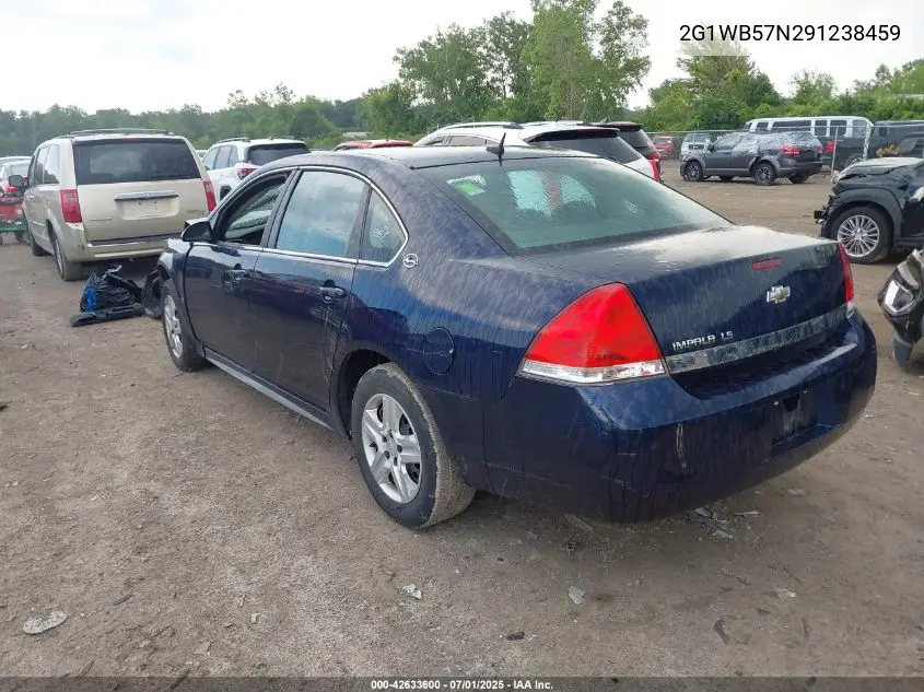 2009 Chevrolet Impala Ls VIN: 2G1WB57N291238459 Lot: 42633600