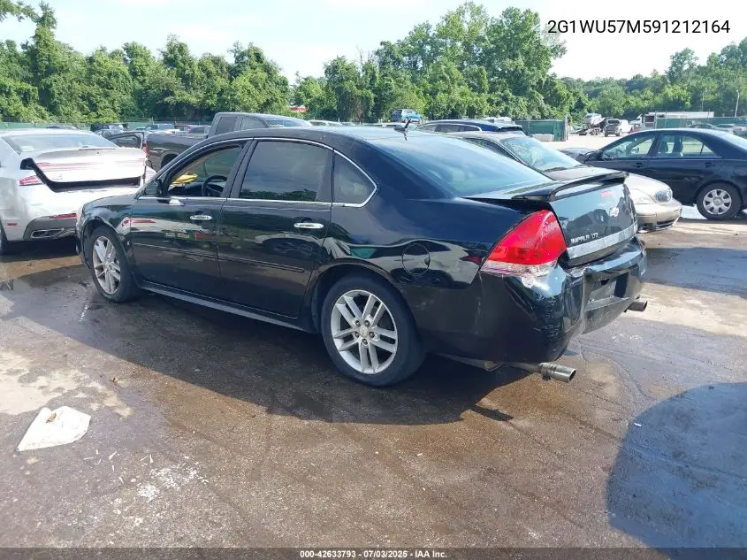 2009 Chevrolet Impala Ltz VIN: 2G1WU57M591212164 Lot: 42633793