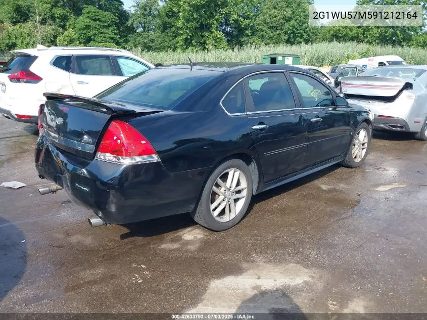2009 Chevrolet Impala Ltz VIN: 2G1WU57M591212164 Lot: 42633793