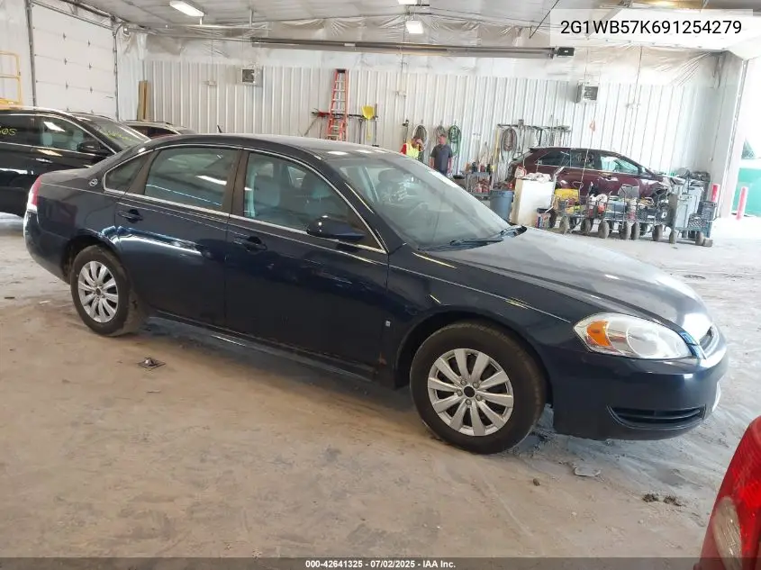 2009 Chevrolet Impala Ls VIN: 2G1WB57K691254279 Lot: 42641325