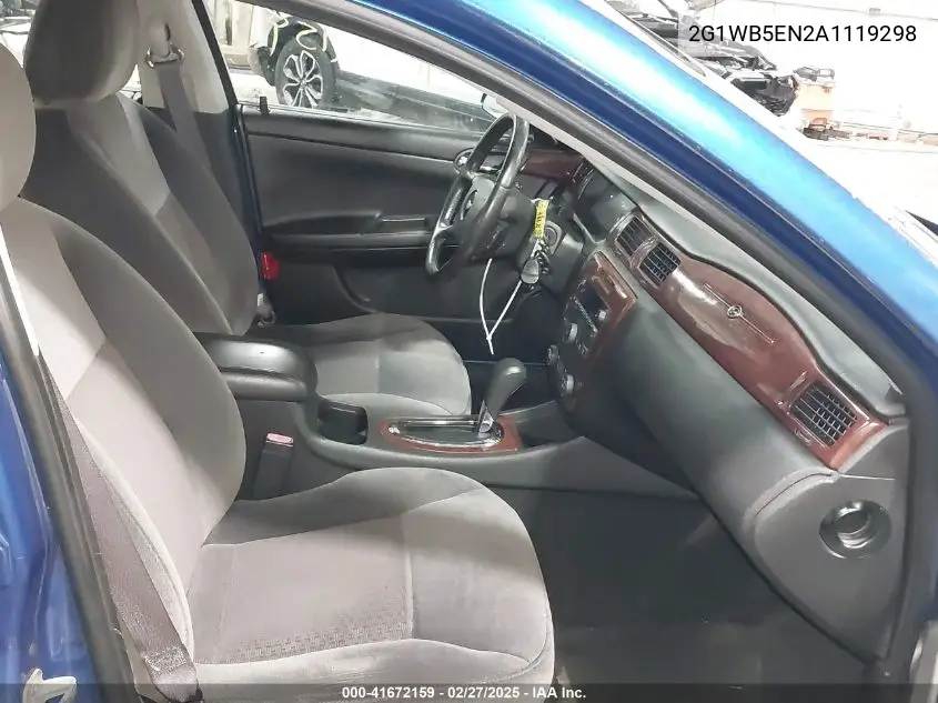 2010 Chevrolet Impala Lt VIN: 2G1WB5EN2A1119298 Lot: 41672159