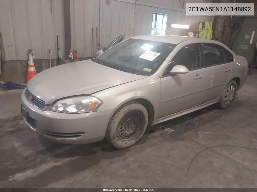 2010 Chevrolet Impala Ls VIN: 2G1WA5EN1A1148892 Lot: 42577288