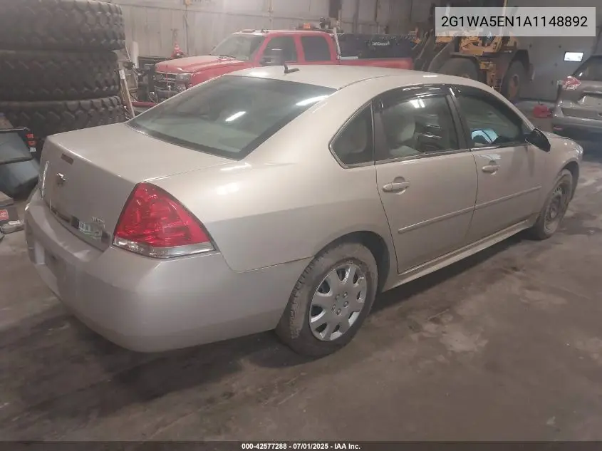 2010 Chevrolet Impala Ls VIN: 2G1WA5EN1A1148892 Lot: 42577288