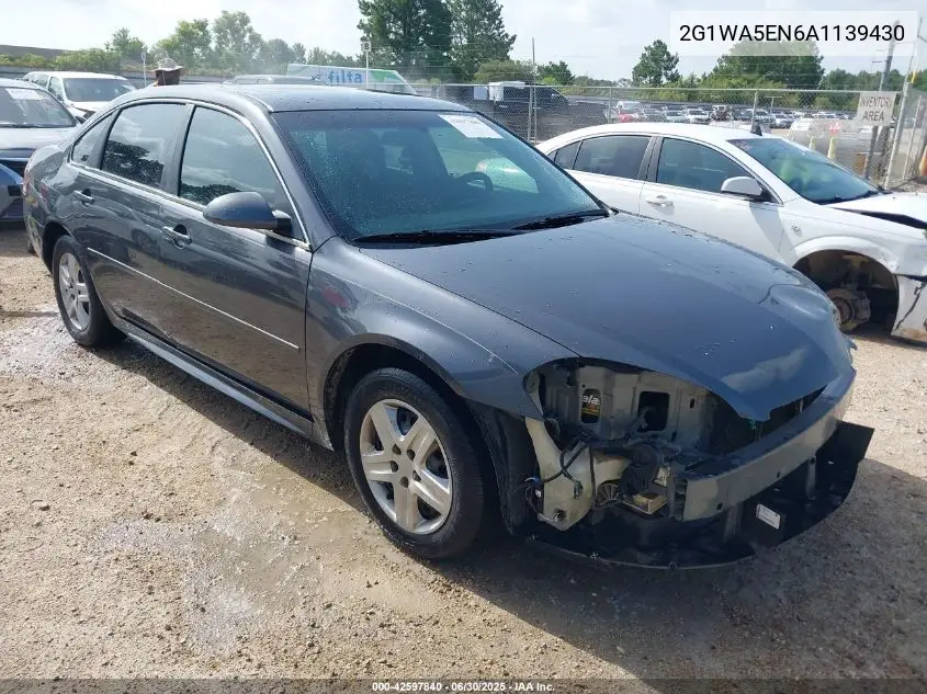 2010 Chevrolet Impala Ls VIN: 2G1WA5EN6A1139430 Lot: 42597840