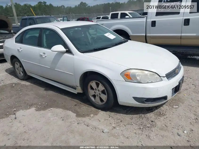 2010 Chevrolet Impala Lt VIN: 2G1WB5EK4A1209557 Lot: 42607986