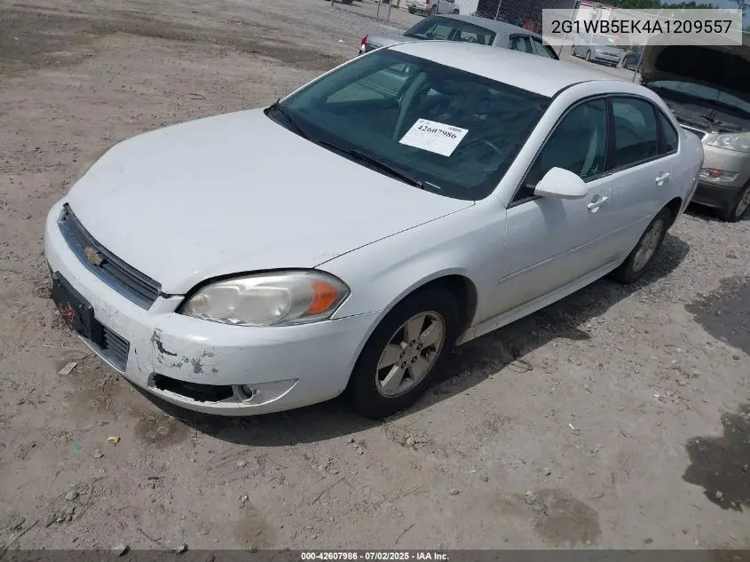 2010 Chevrolet Impala Lt VIN: 2G1WB5EK4A1209557 Lot: 42607986