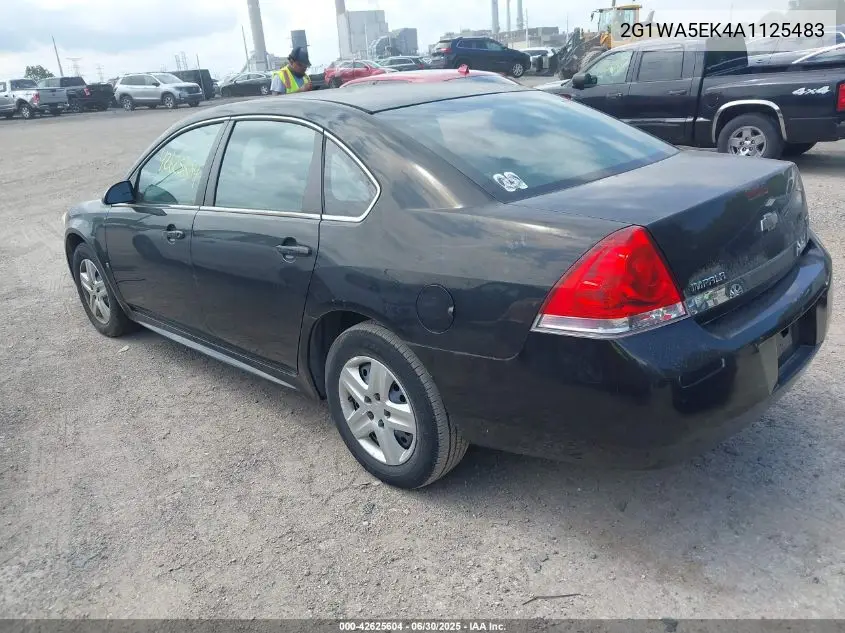 2010 Chevrolet Impala Ls VIN: 2G1WA5EK4A1125483 Lot: 42625604