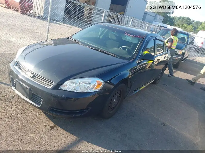 2010 Chevrolet Impala Police VIN: 2G1WD5EM0A1204576 Lot: 42633020