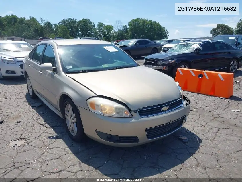 2010 Chevrolet Impala Lt VIN: 2G1WB5EK0A1215582 Lot: 42644414