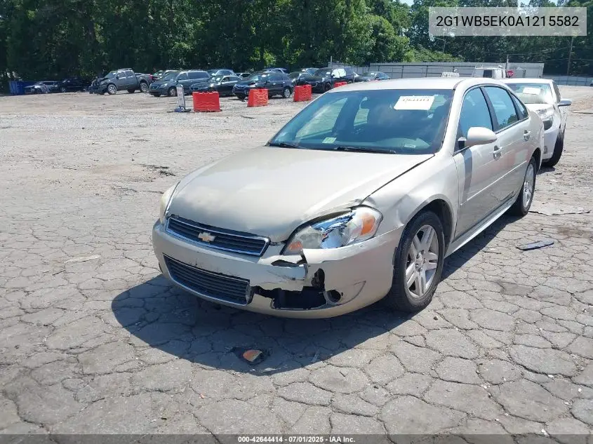 2010 Chevrolet Impala Lt VIN: 2G1WB5EK0A1215582 Lot: 42644414