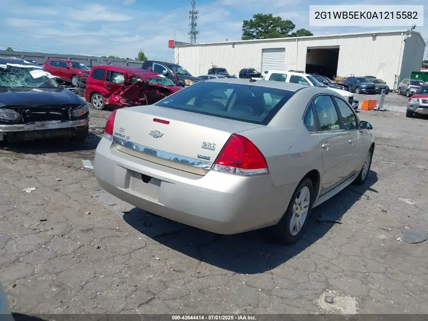 2010 Chevrolet Impala Lt VIN: 2G1WB5EK0A1215582 Lot: 42644414