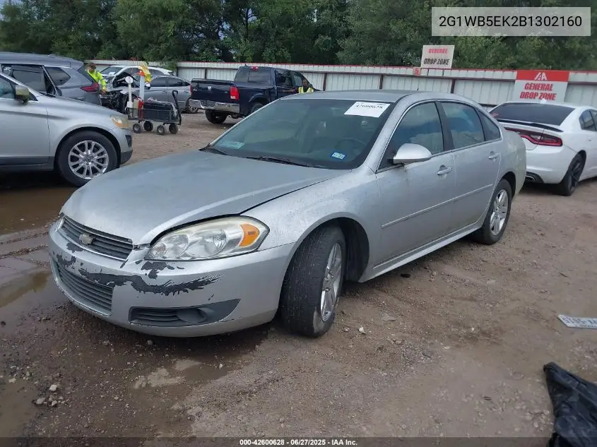 2011 Chevrolet Impala Lt VIN: 2G1WB5EK2B1302160 Lot: 42600628
