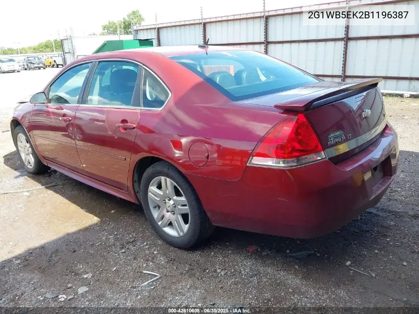 2011 Chevrolet Impala Lt VIN: 2G1WB5EK2B1196387 Lot: 42610608