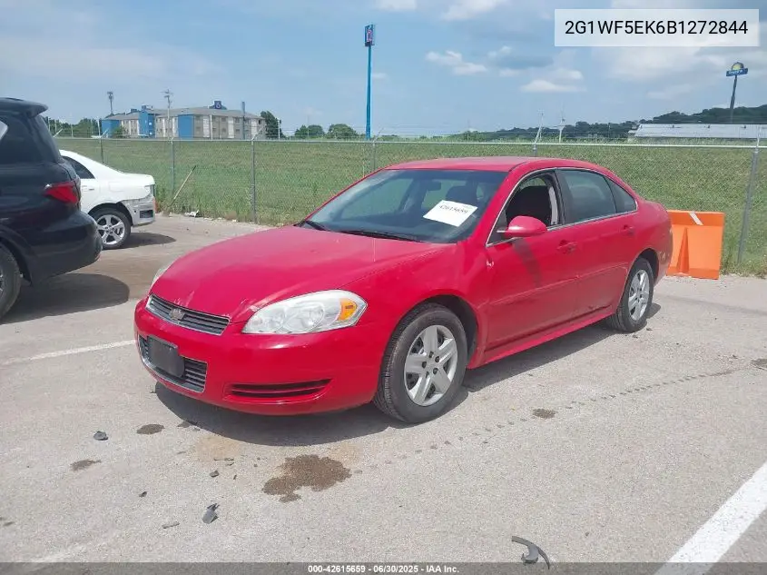 2011 Chevrolet Impala Ls VIN: 2G1WF5EK6B1272844 Lot: 42615659