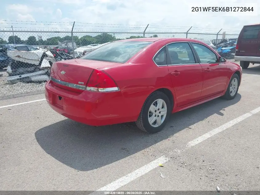 2011 Chevrolet Impala Ls VIN: 2G1WF5EK6B1272844 Lot: 42615659