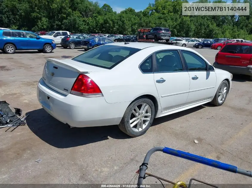 2011 Chevrolet Impala Ltz VIN: 2G1WC5EM7B1140444 Lot: 42644426