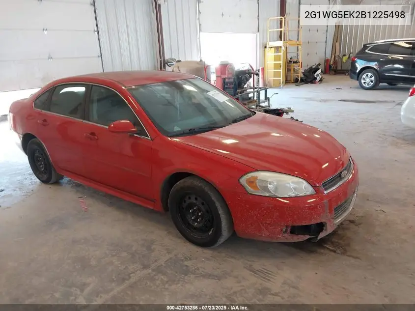 2011 Chevrolet Impala Lt VIN: 2G1WG5EK2B1225498 Lot: 42753286