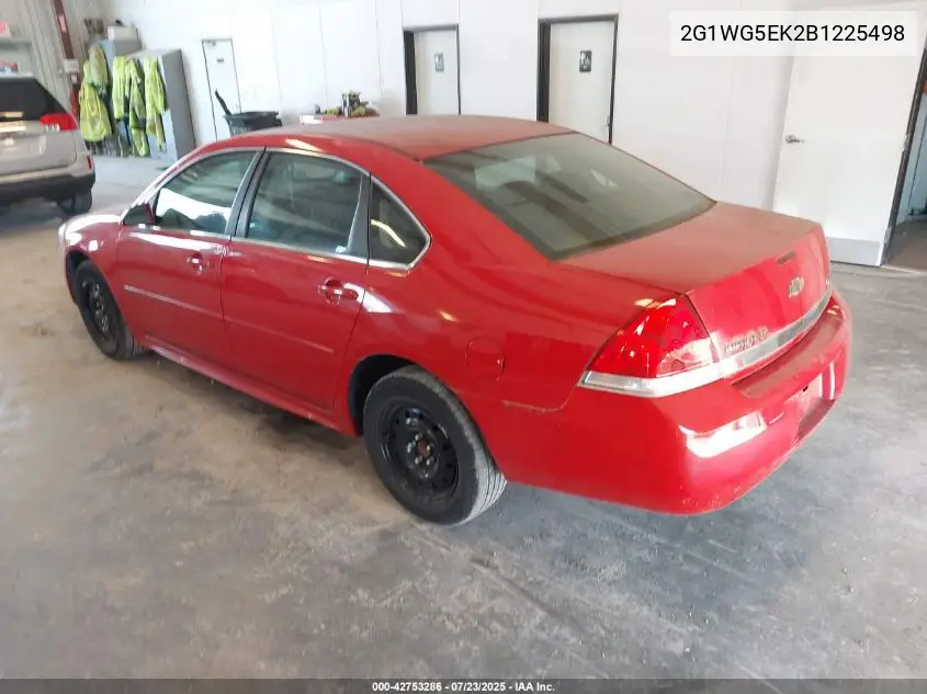 2011 Chevrolet Impala Lt VIN: 2G1WG5EK2B1225498 Lot: 42753286