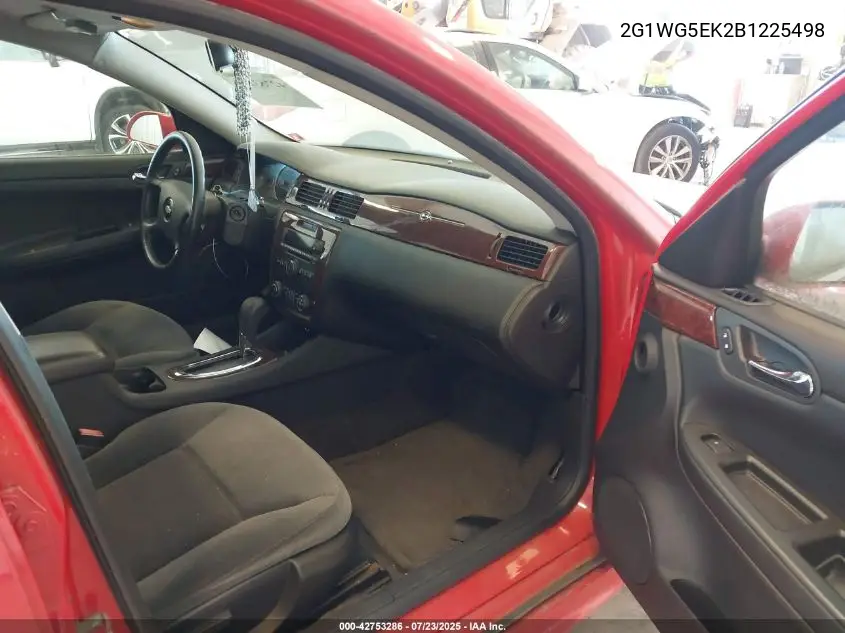 2011 Chevrolet Impala Lt VIN: 2G1WG5EK2B1225498 Lot: 42753286
