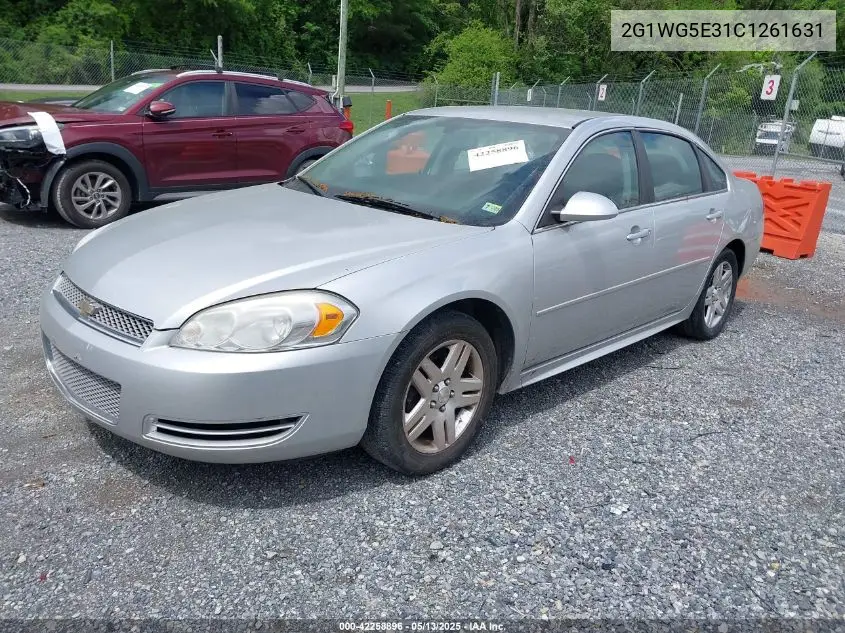 2012 Chevrolet Impala Lt VIN: 2G1WG5E31C1261631 Lot: 42258896