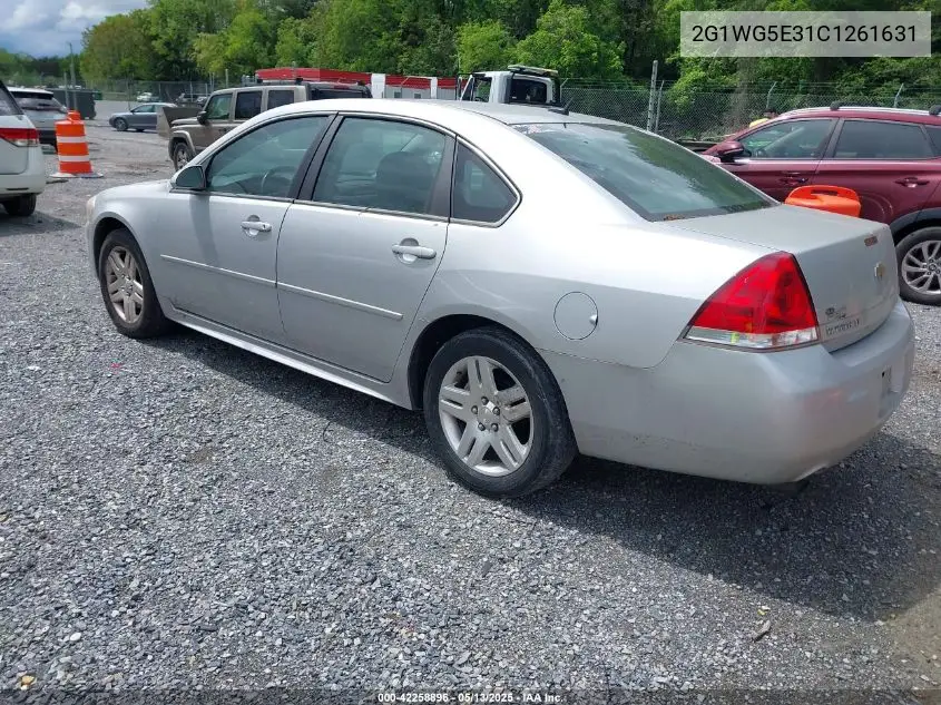 2012 Chevrolet Impala Lt VIN: 2G1WG5E31C1261631 Lot: 42258896